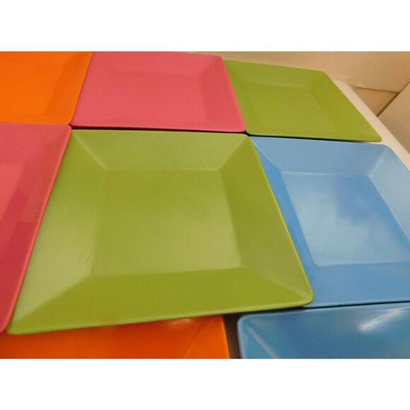 Target Swell by Cynthia Rowley Melamine Salad Dessert Plates Set of 8 - Picture 4 of 6